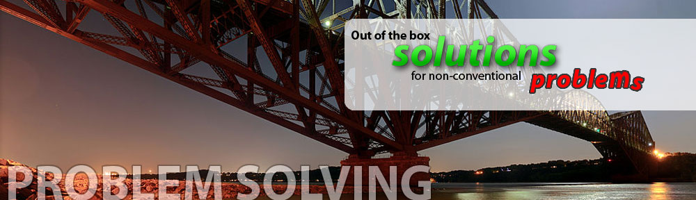 Out of the box solutions for non-convention problems